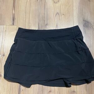 Lululemon Athletica Sleek Black Mini Skirt
